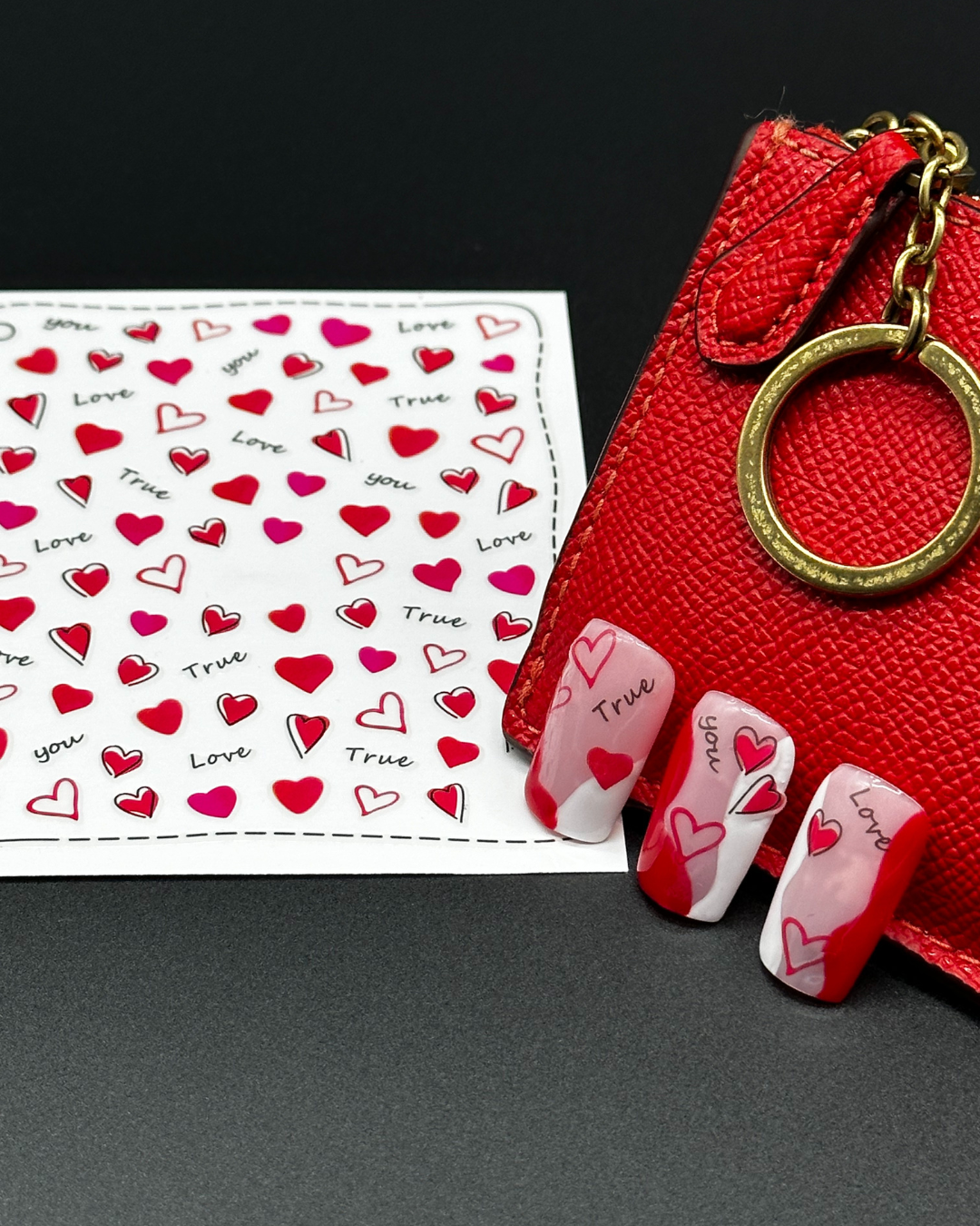 Sticker Hearts NG Beauty Supply