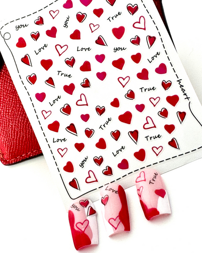 Sticker  Hearts